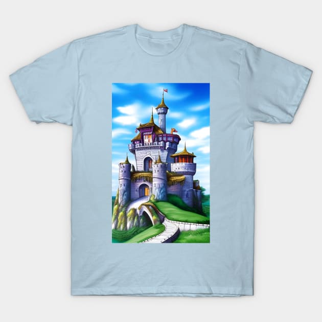 European castle T-Shirt by Gaspar Avila